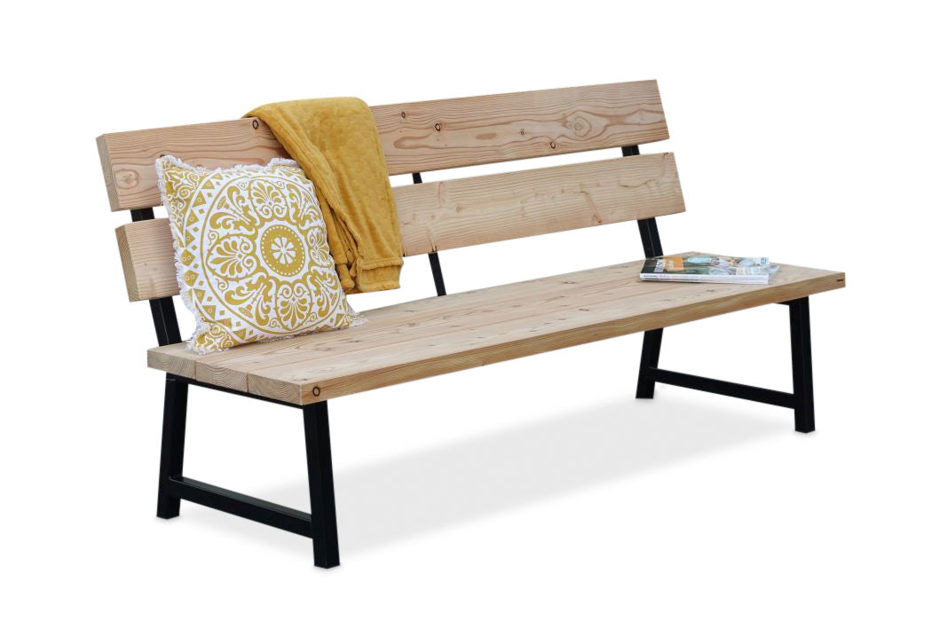 Loungebank stalen poten Jones