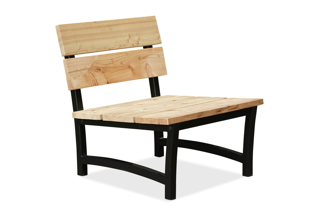 Low-dining stoel Douglas hout Acero