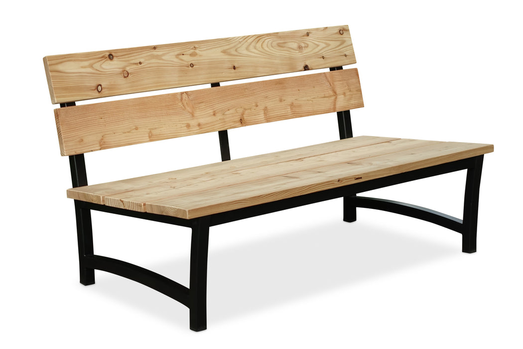 Loungebank Acero stalen poten