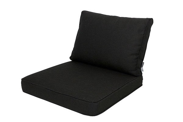 Loungekussens Luxe Rib Black