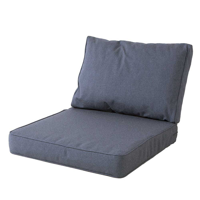 Loungekussens outdoor Manchester Denim Grey