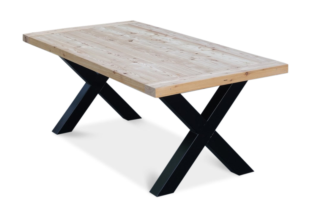 Tuintafel Rustiek stalen poten