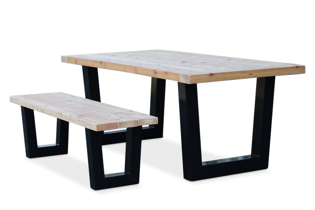 Tuinset Urban stalen poten