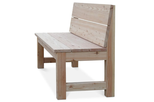 Tuinbank rugleuning Basic van massief Douglas Lariks hout